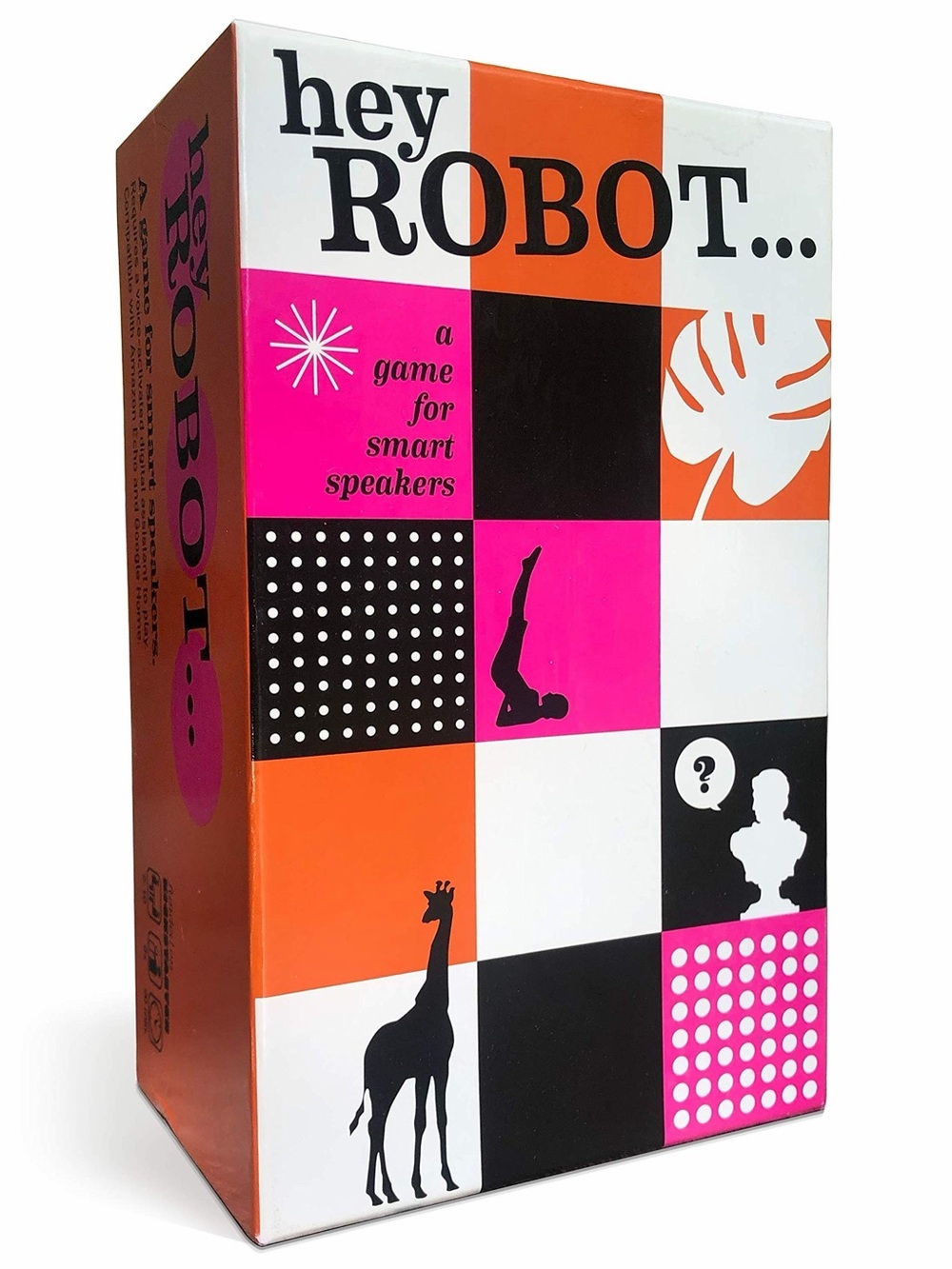 hey ROBOT... Retro Board Game - Pink, Orange, Black